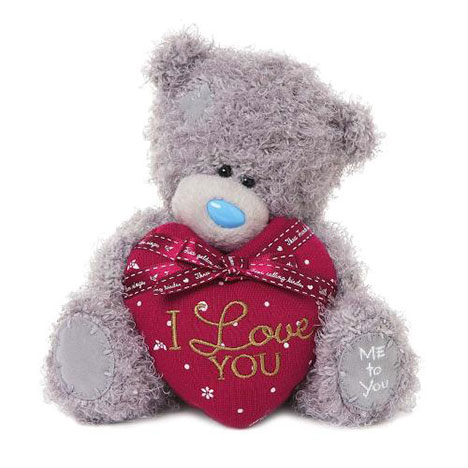 7" I Love You Padded Heart Me to You Bear £10.00